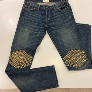 SALE-CURRENT / ELLIOTT VINTAGE STUDDED JEANS size 28?